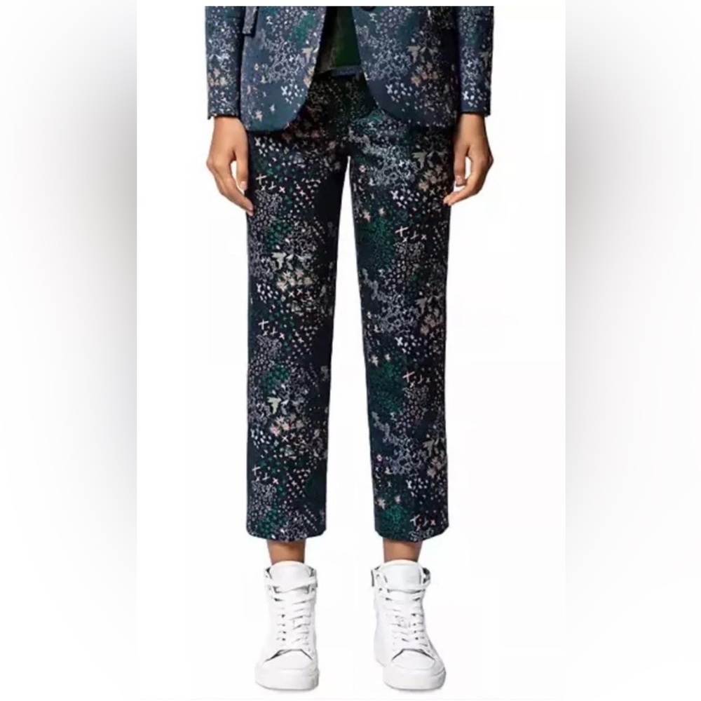 Zadig &Voltaire Posh Jacquard Glam Women’s Ankle Trousers Pants Sz EUR 36